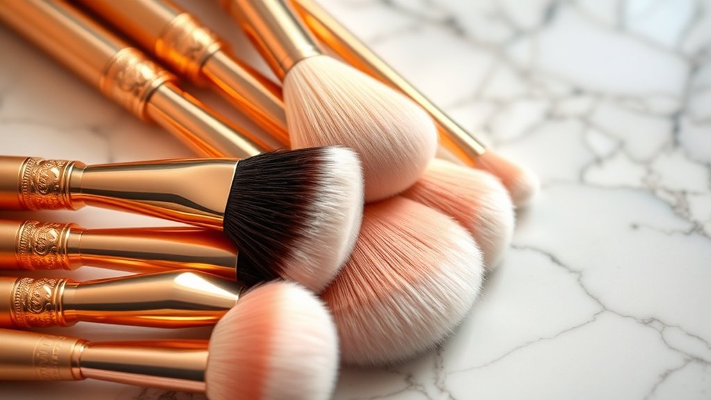 luxury makeup brush collection