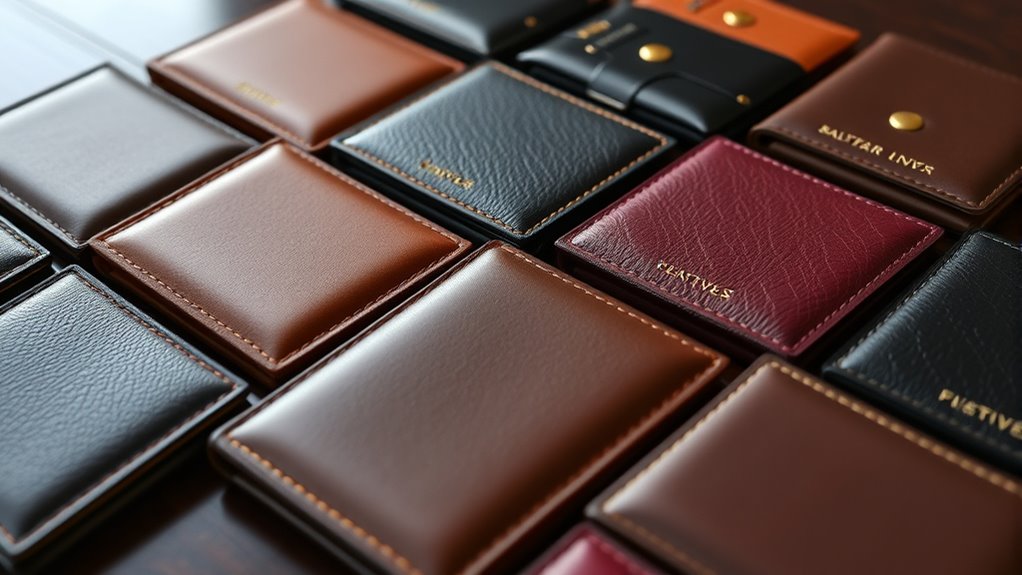 luxury men s leather wallets