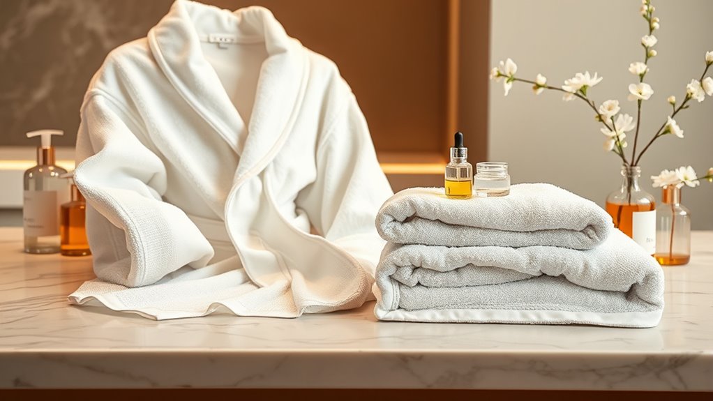 luxury spa robe sets