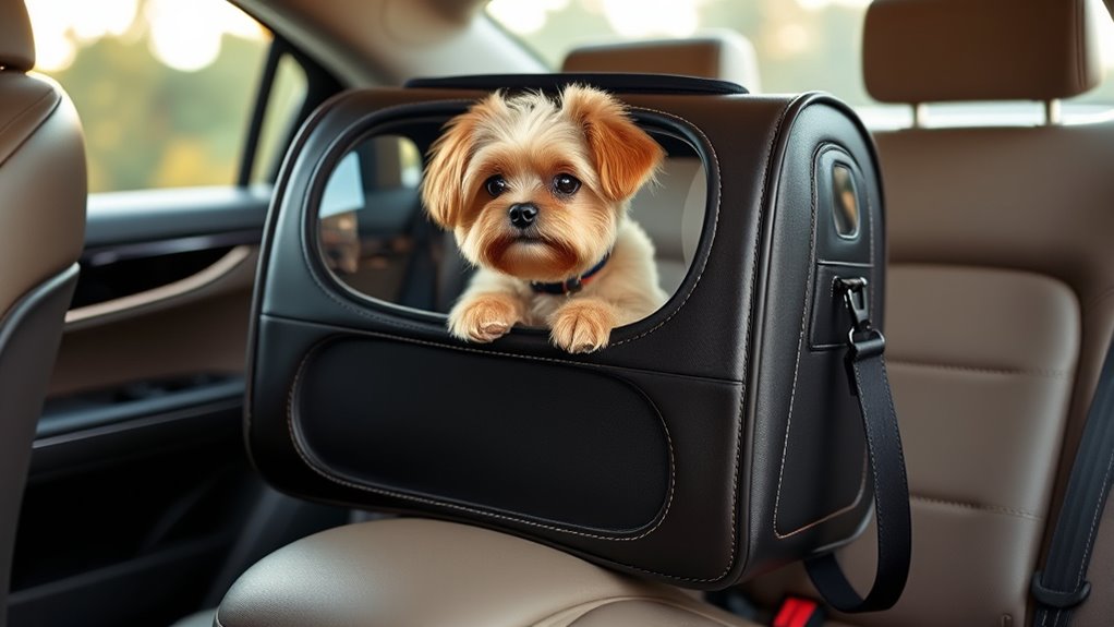 luxury travel dog carriers