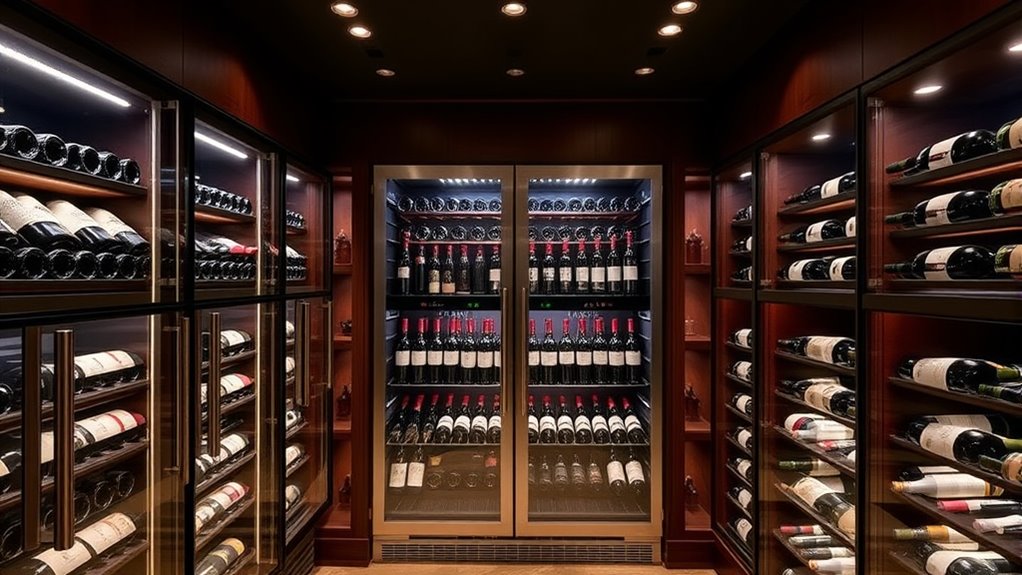 precise spacious wine storage