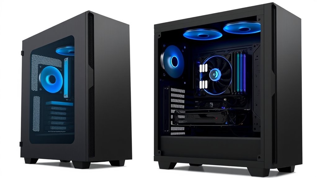 silent sound damped pc cases