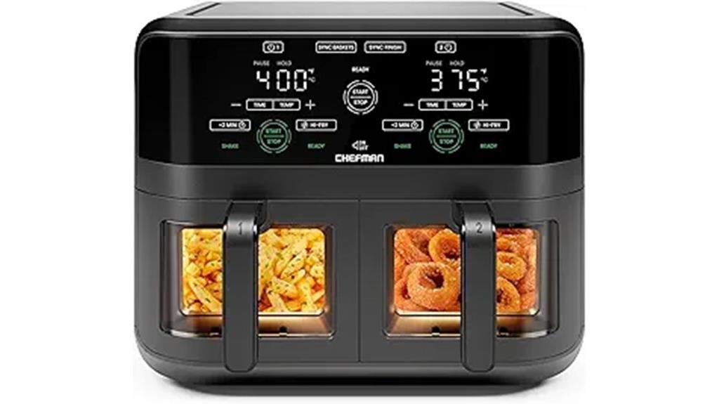 six quart dual basket fryer