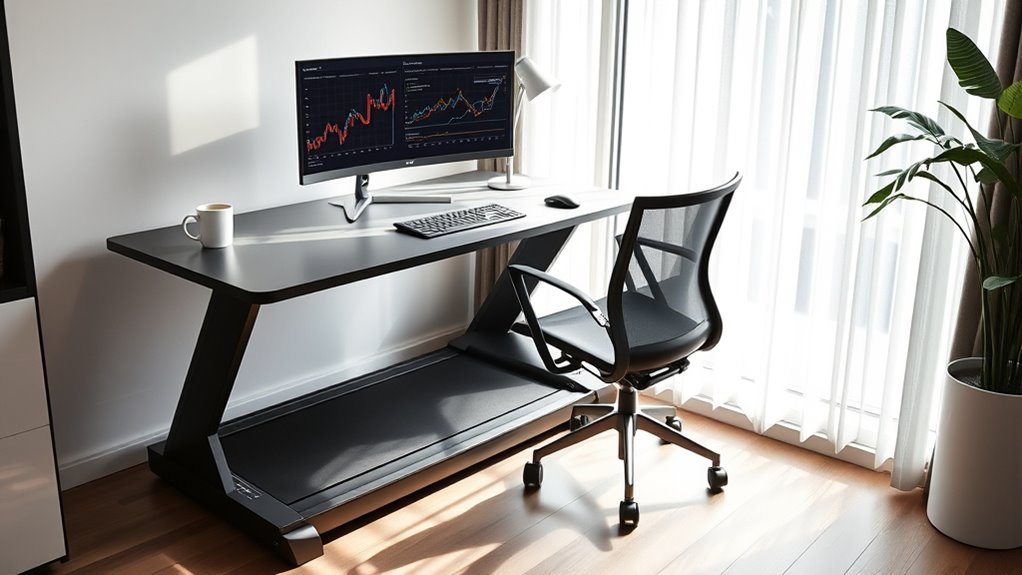 smart treadmill desk setups