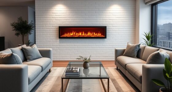 top apartment electric fireplaces