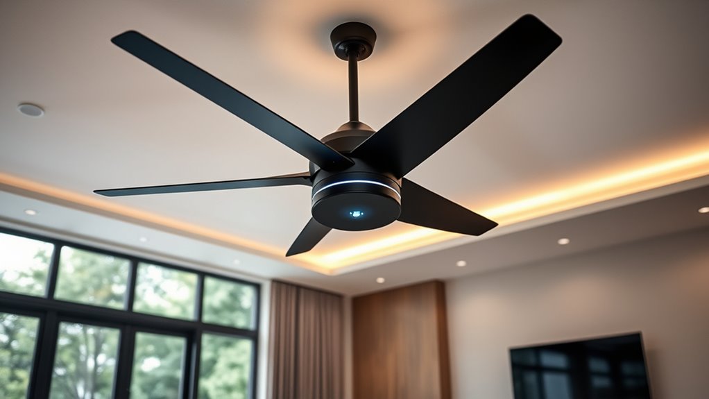 top app controlled ceiling fans