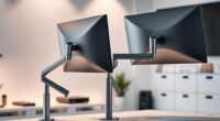 top dual monitor mounts