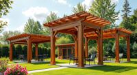 top hard gazebo pergola kits