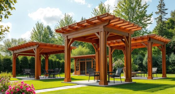top hard gazebo pergola kits