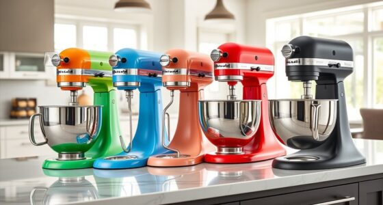 top kitchenaid mixer colors