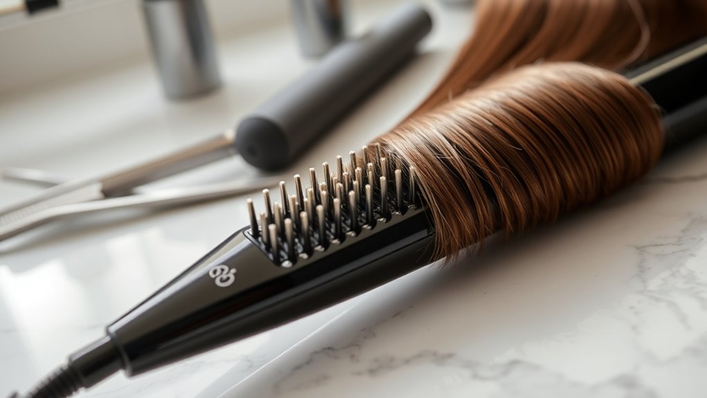 top luxury hair straightening brushes