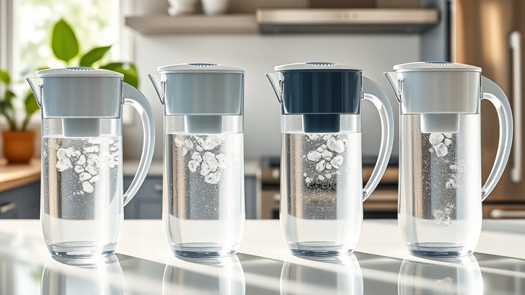 top water filter pitchers