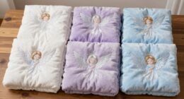angel themed sympathy blankets