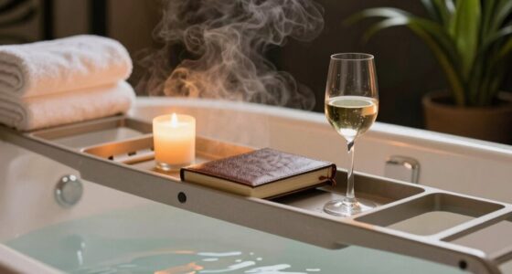 bathtub caddies for relaxation