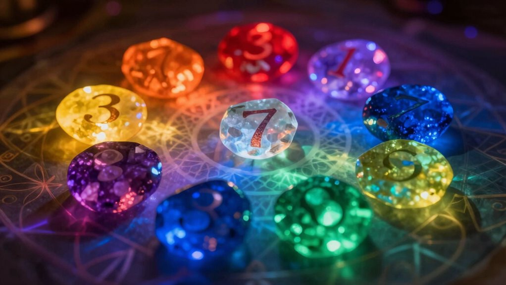 chakras numbers emotional healing