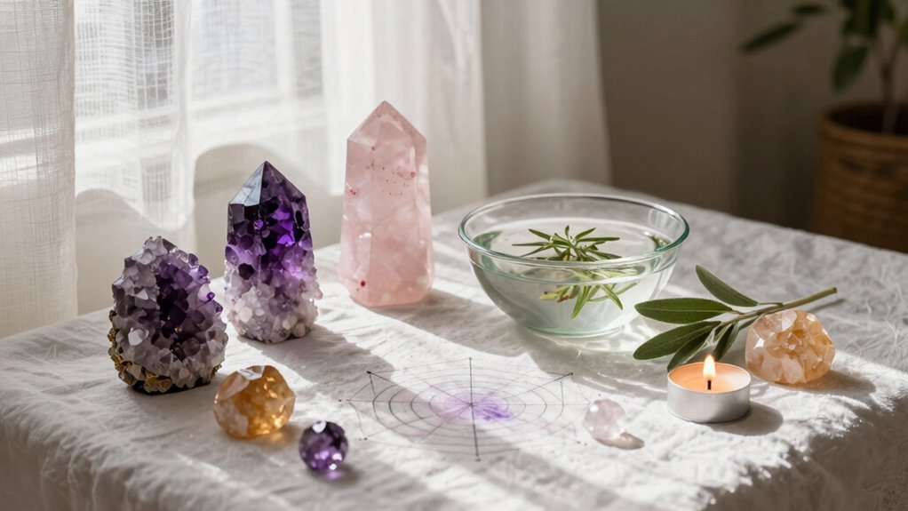 cleanse and charge crystals