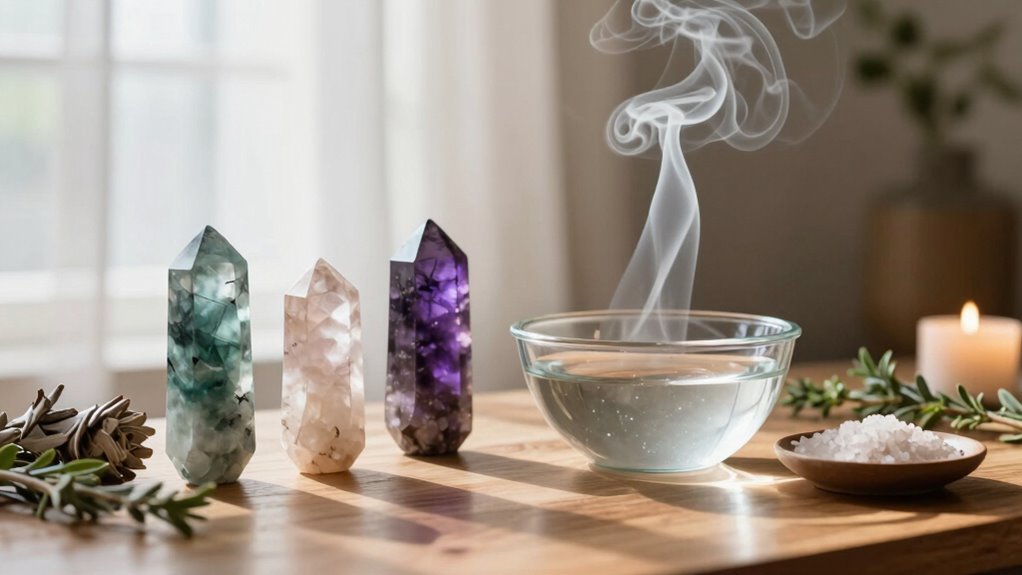 cleanse and charge crystals