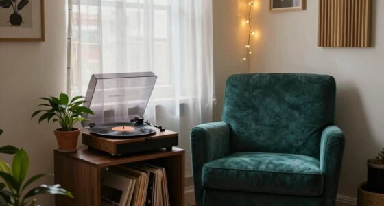 cozy sound corner setup