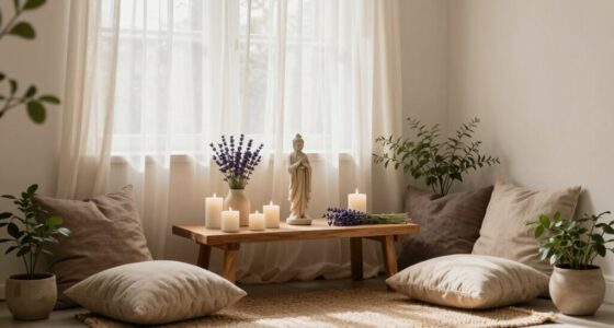 create peaceful sacred space