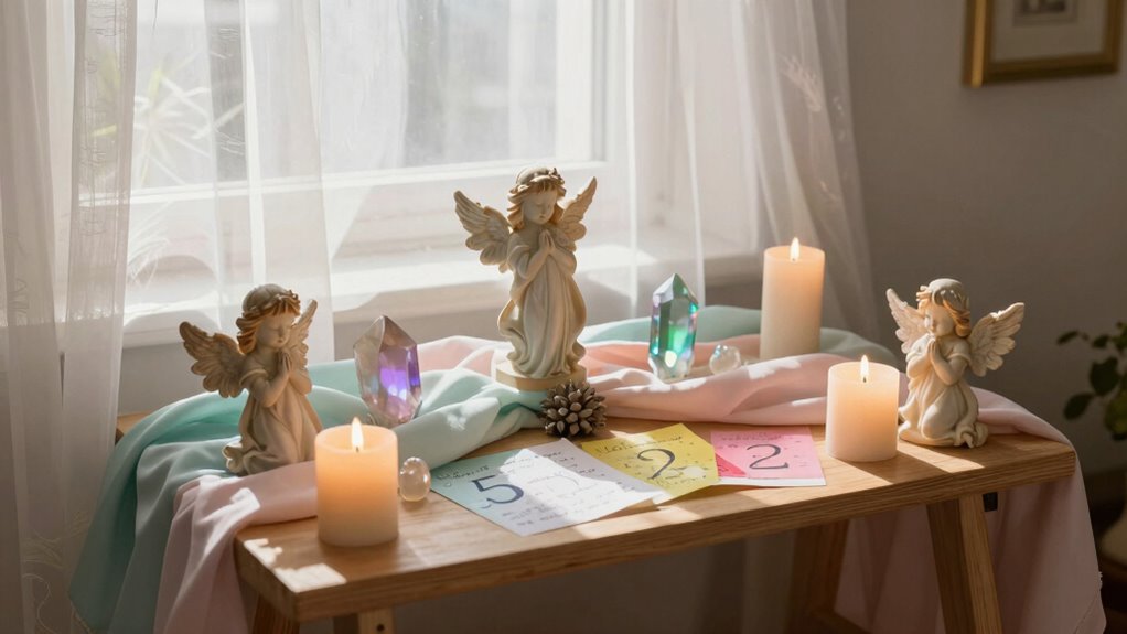 create sacred angel altar space