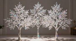 crystal trees abundant decor