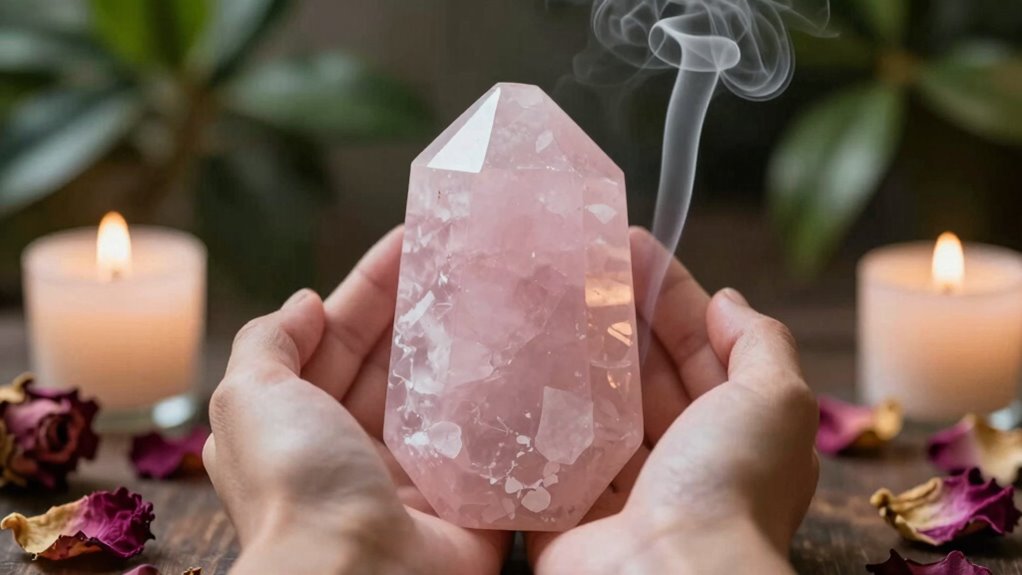 enhance love with rose quartz