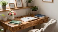 inspiring journaling station setup