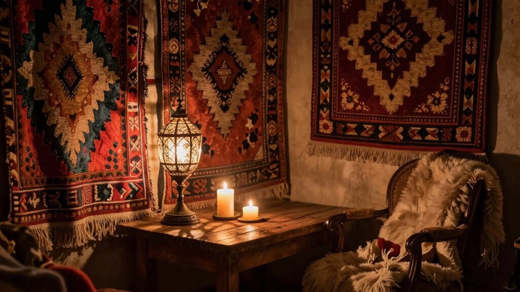 layered lighting for coziness