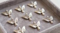 memorial jewelry with angel symbols