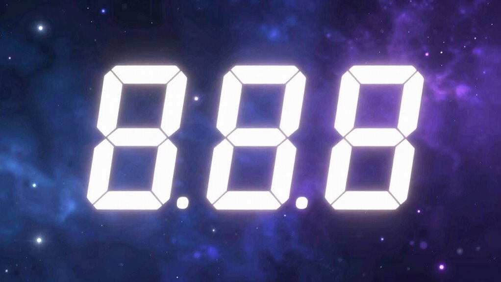 repeating numbers symbolize growth