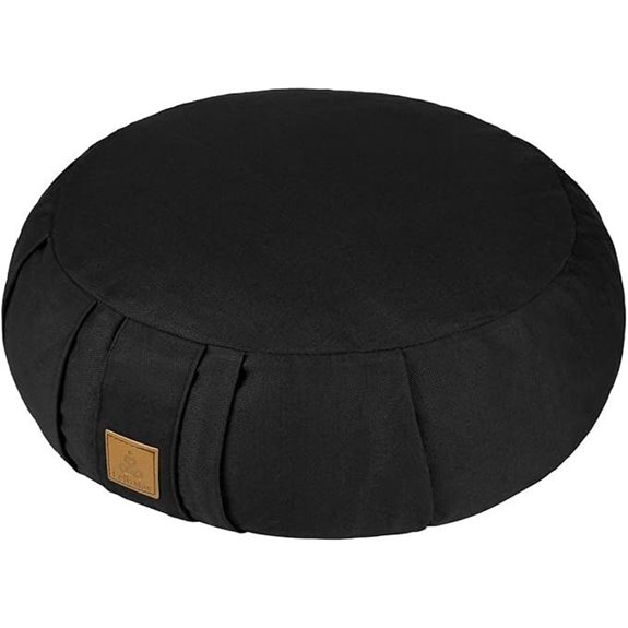 round cushion with buckwheat