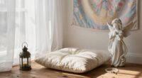 serene angelic prayer space