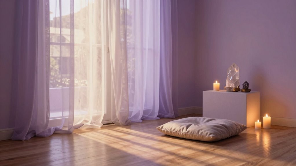 soft lighting enhances spirituality