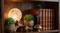 spiritual bookshelf decor ideas