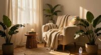 spiritually inviting reading space