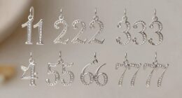 top angel number earrings