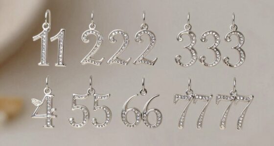 top angel number earrings