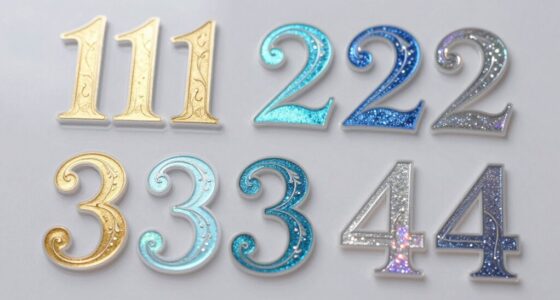 top angel number stickers