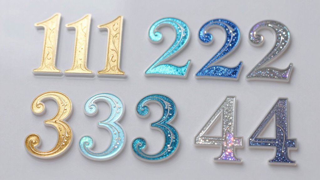 top angel number stickers