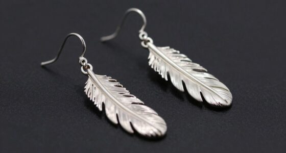 top angel wing earrings