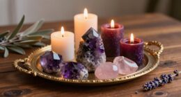 top crystal candle trays