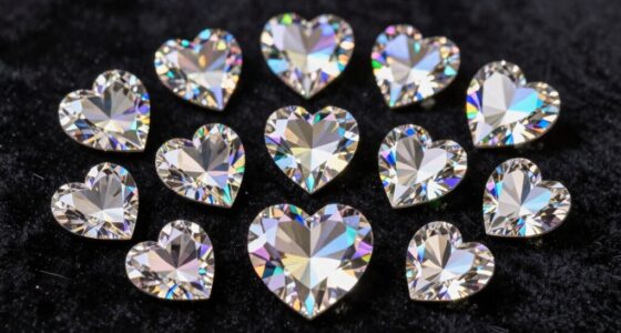 top crystal heart gift sets