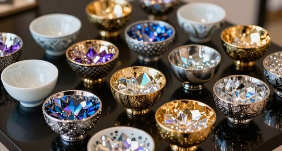 top decorative crystal bowls