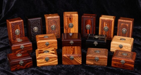 top wooden tarot boxes