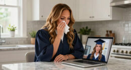 Jennifer Lopez Wiped Away Tears Watching Her Son Max Graduate High School at UCLA. Marc Anthony Didn’t Show.