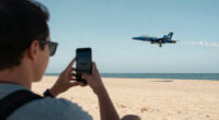 Florida beachgoers scream as Navy’s elite Blue Angels buzz them in ‘low altitude’ flight