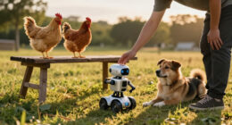 Photos Of The Week: Robot Training, Straw Chickens, Blessed Dogs